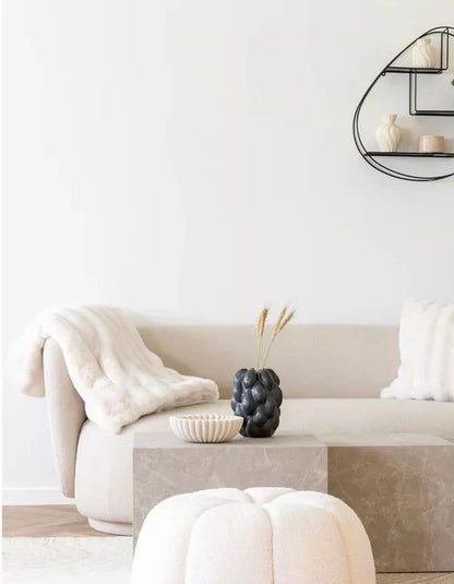 PLAID MOUMOUTE BLANC - MOJU