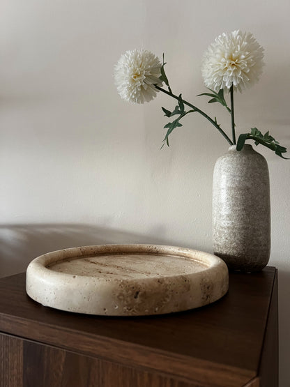 PLATEAU EN TRAVERTIN - ORIGINEL