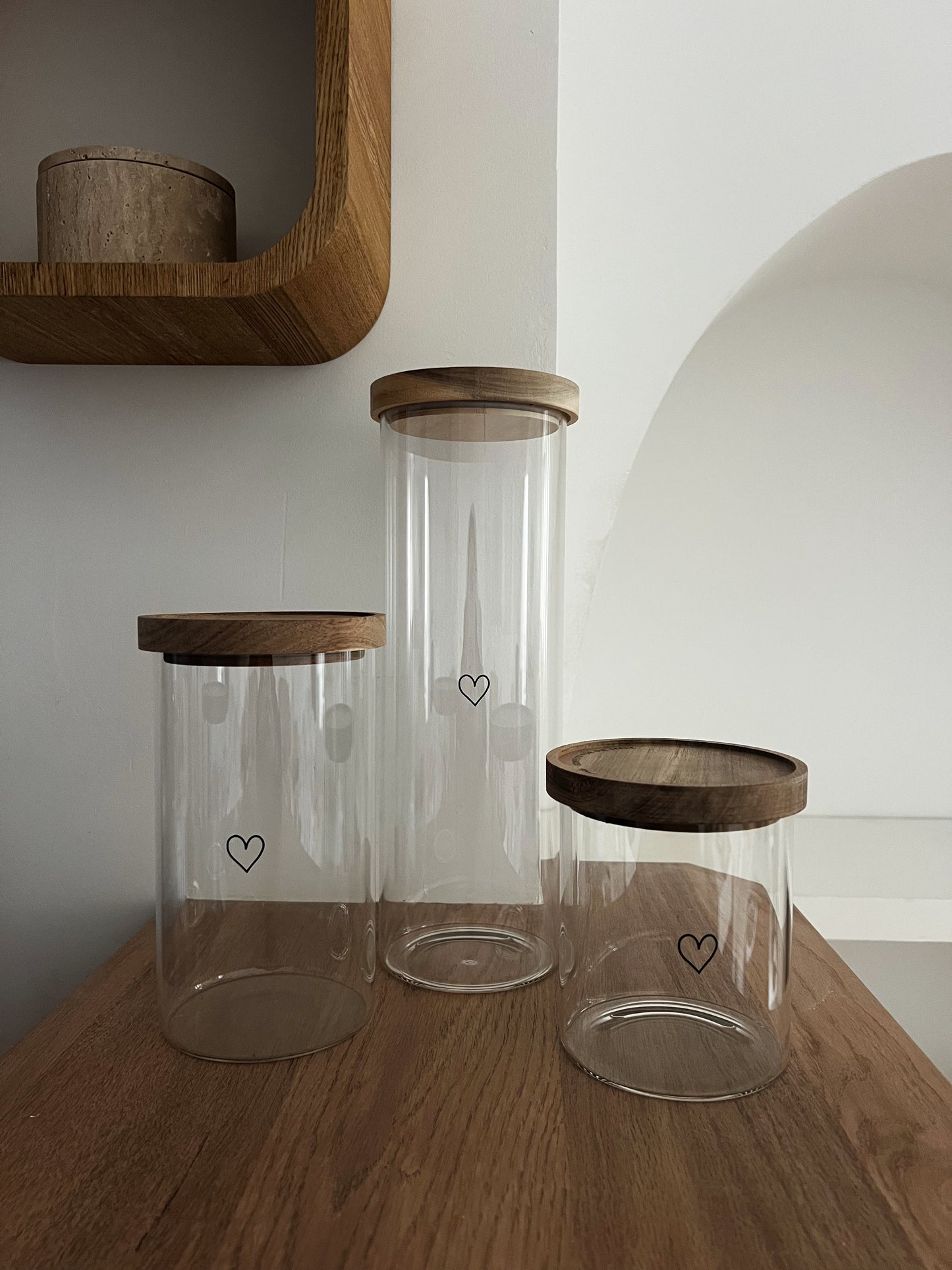 BOÎTE TRANSPARENT EN VERRE