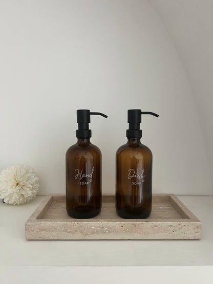 DISTRIBUTEUR DE GEL LAVANT MAIN EN VERRE