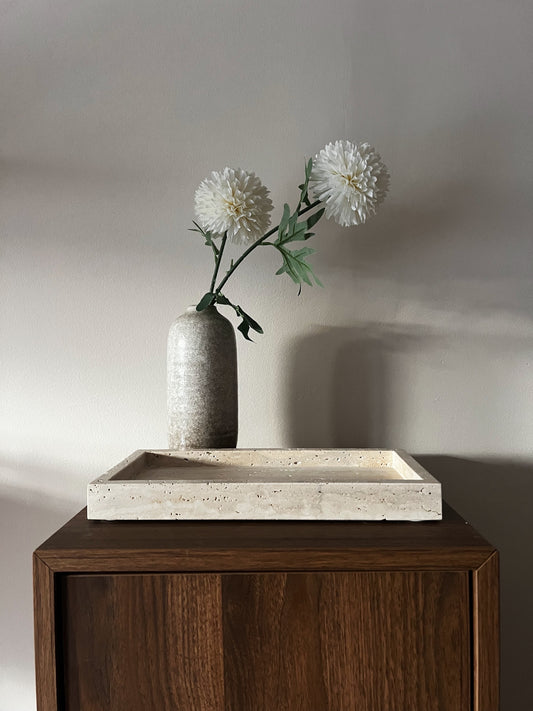 PLATEAU EN TRAVERTIN - PURE