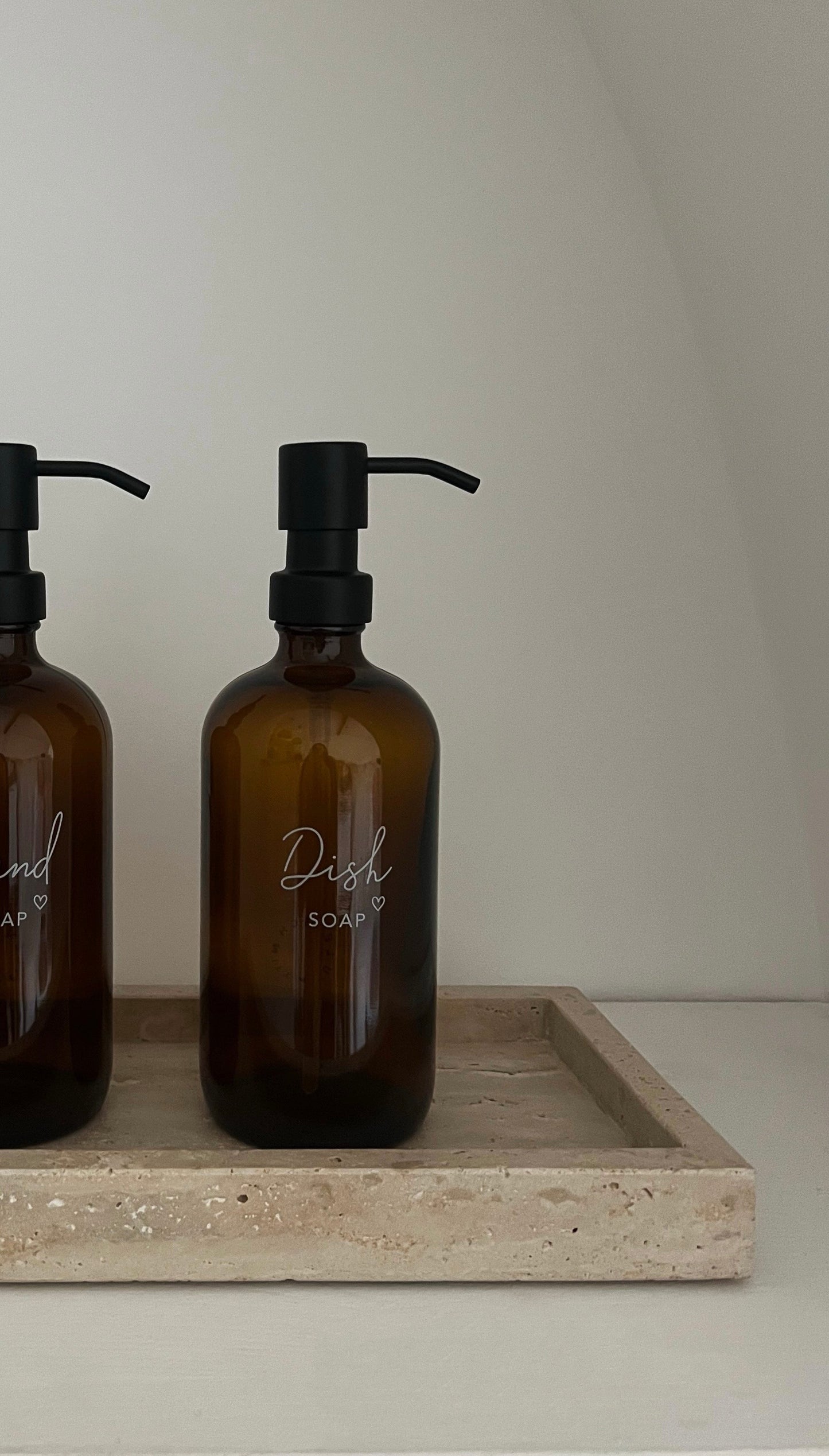 DISTRIBUTEUR DE LIQUIDE VAISSELLE EN VERRE